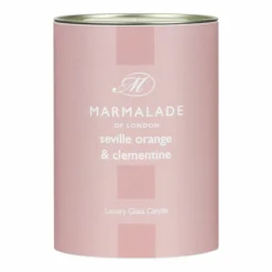Marmalade Of London Seville Orange & Clementine 230g Luxury Glass Soy Candle -Home General Store marmalade of london 12187 seville orange clementine 230g luxury glass candle 4