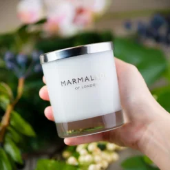 Marmalade Of London Prosecco & Juniper 230g Luxury Glass Soy Candle 19 Marmalade Of London Prosecco & Juniper 230g Luxury Glass Soy Candle -Home General Store marmalade of london 19902 prosecco juniper 230g luxury glass candle lifestyle 2 1