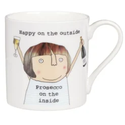 Rosie Made A Thing Prosecco On The Inside Mug