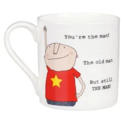 Rosie Made A Thing You’re The Man Mug 7 Rosie Made A Thing You’re The Man Mug -Home General Store mclaggan rosie made a thing qrh34 youre the man mug 02