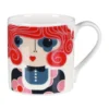 Orla Kiely Dee Dee Red Large Mug