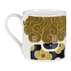 Orla Kiely Dee Dee Olive Large Mug 5 Orla Kiely Dee Dee Olive Large Mug -Home General Store mclaggan smith orla kiely msqok172 dee dee olive large mug 03