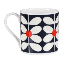 Orla Kiely 60’s Stem Navy Large Mug -Home General Store mclaggan smith orla kiely msqok174 60s stem navy large mug 03