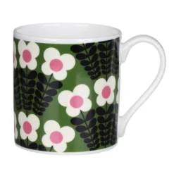Orla Kiely Green Bunch Of Stems Large Mug