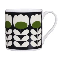 Orla Kiely Green Tulip Stem Large Mug