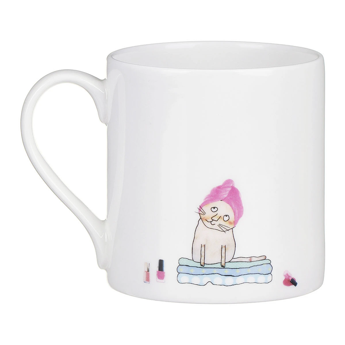 Rosie Made A Thing ‘Crazy Cat Lady’ Mug 2 Rosie Made A Thing ‘Crazy Cat Lady’ Mug - Image 2