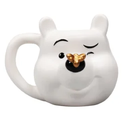 Winnie The Pooh Shaped Mug With Gold Bee