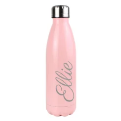 Personalised Pink Metal Insulated Drinks Bottle 6 Personalised Pink Metal Insulated Drinks Bottle -Home General Store p0104l63 1