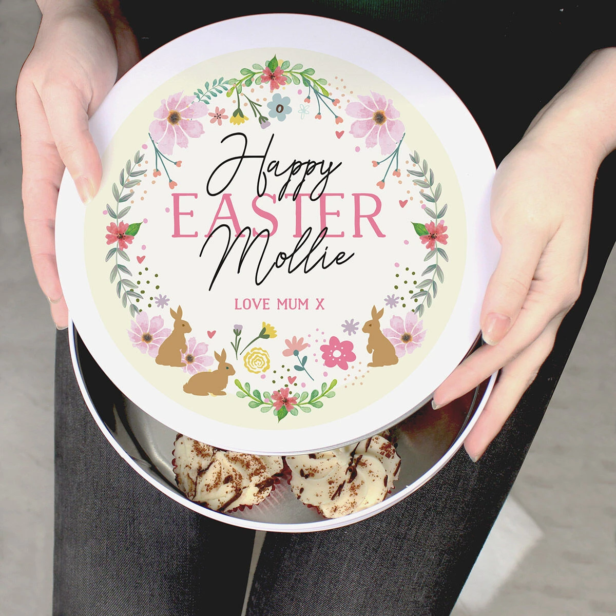 Personalised Springtime Cake Tin 5 Personalised Springtime Cake Tin - Image 5