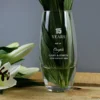 Personalised Anniversary Glass Bullet Vase