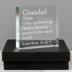 Personalised ‘Dictionary Definition’ Large Crystal Token -Home General Store p0107g53 personalised dictionary definition large crystal token 3