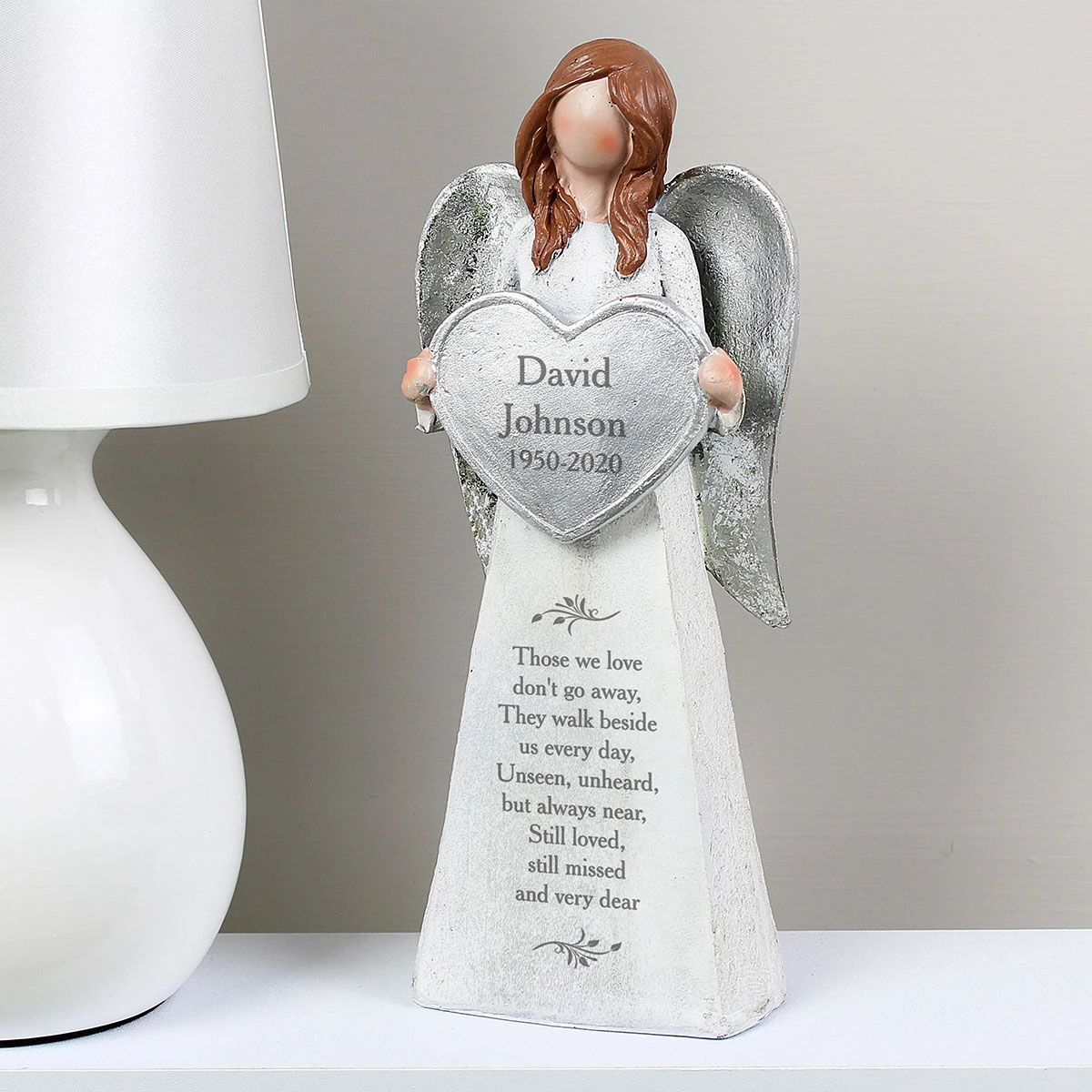 Personalised Memorial Angel Ornament 1 Personalised Memorial Angel Ornament