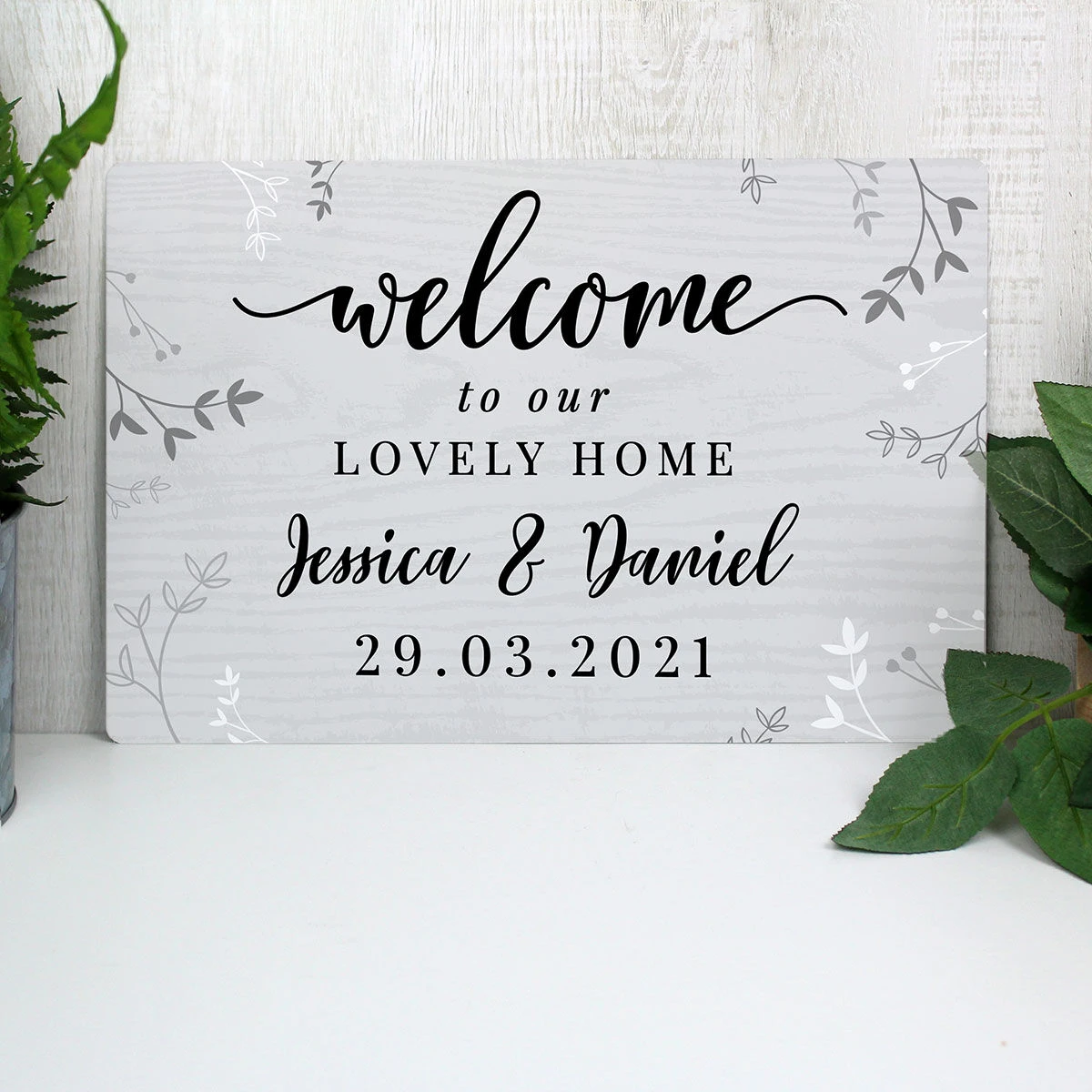 Personalised Welcome Metal Sign 4 Personalised Welcome Metal Sign - Image 4
