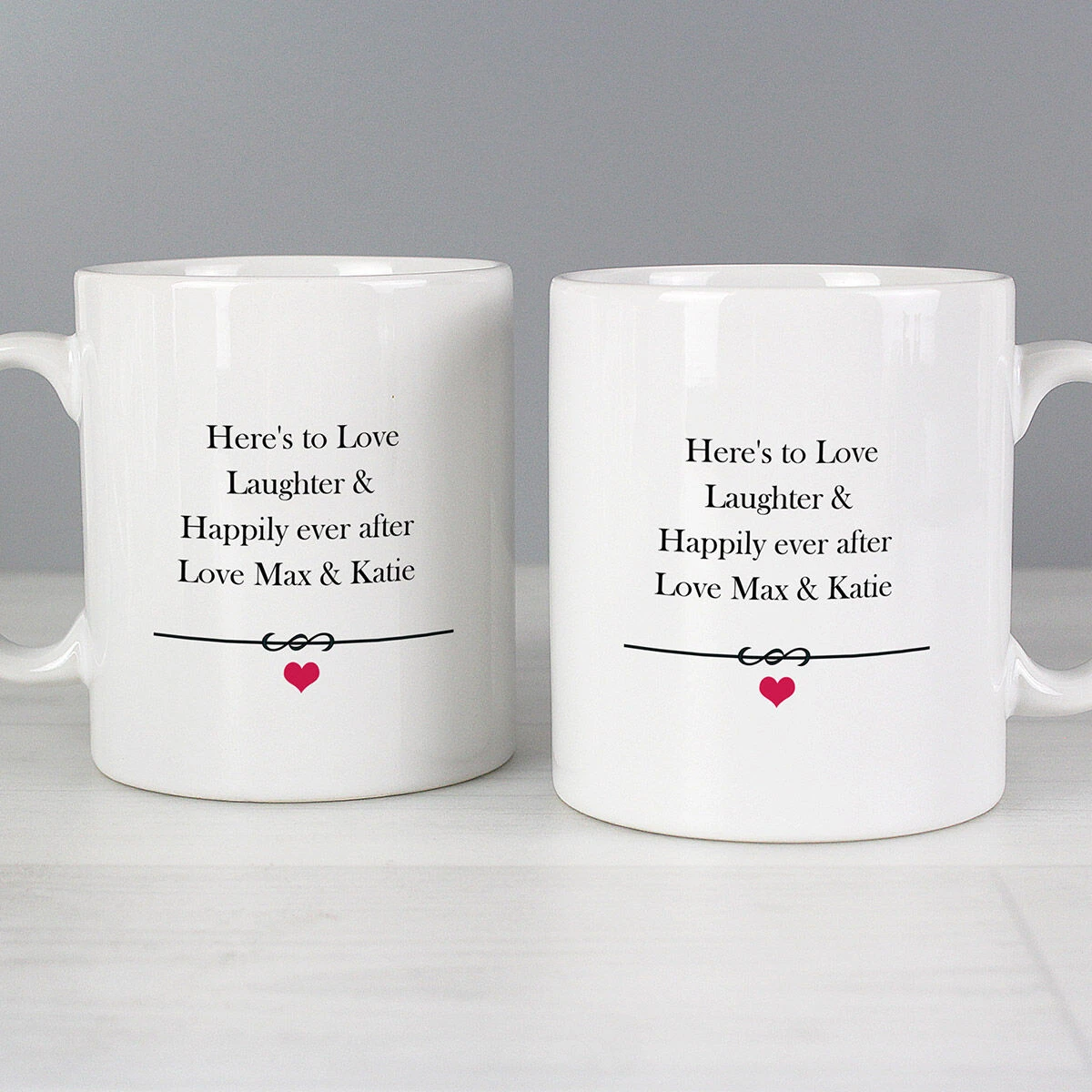 Personalised Mr & Mrs Mug Set 2 Personalised Mr & Mrs Mug Set - Image 2