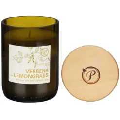 Paddywax Eco 226g Verbena And Lemongrass Green Recycled Glass Soy Candle -Home General Store paddywax eg06eu eco verbema lemongrass recycled glass candle 03