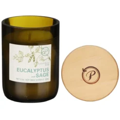 Paddywax Eco 226g Eucalyptus And Sage Green Recycled Glass Soy Candle 8 Paddywax Eco 226g Eucalyptus And Sage Green Recycled Glass Soy Candle -Home General Store paddywax eg13eu eco eucalyptus sage recycled glass candle 03