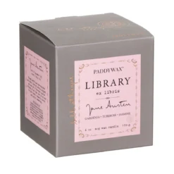 Paddywax Library 170g Jane Austen Boxed Soy Candle -Home General Store paddywax gl02eu library candle 3