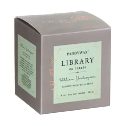 Paddywax Library 170g William Shakespeare Boxed Soy Candle 7 Paddywax Library 170g William Shakespeare Boxed Soy Candle -Home General Store paddywax gl13eu library candle 3