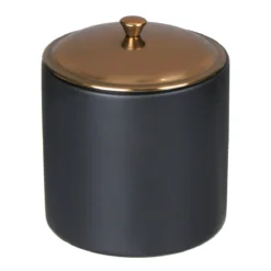 Paddywax Hygge 425g 3 Wick Bergamot & Mahogany Black Ceramic Soy Candle