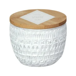 Paddywax Sonora 85g Cotton & Teak Concrete Soy Candle