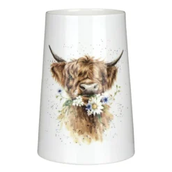 Featured Products 21 Wrendale Cow 'Daisy Coo' 20cm Vase