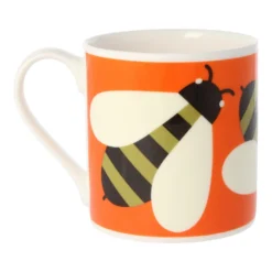 Orla Kiely Busy Bee Orange Large Mug -Home General Store qok134c