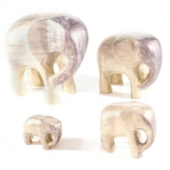 Tilnar Art Aluminark Brushed Silver Large Elephant Ornament -Home General Store tilnar art aluminark brushed silver elephant ornament group