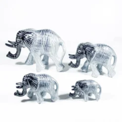 Tilnar Art Aluminark Brushed Walking Extra Large Elephant 5 Tilnar Art Aluminark Brushed Walking Extra Large Elephant -Home General Store tilnar art aluminark brushed walking elephant group