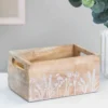 Transomnia Small Wooden Meadow Flowers Trug