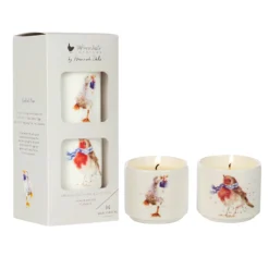 Wrendale Wonderland Mini Set Of 2 Ceramic Candles