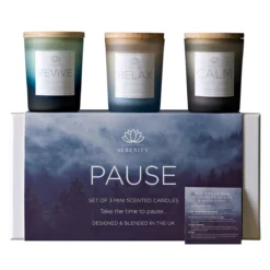 Widdop & Co Serenity Pause Set Of 3 70g Candles