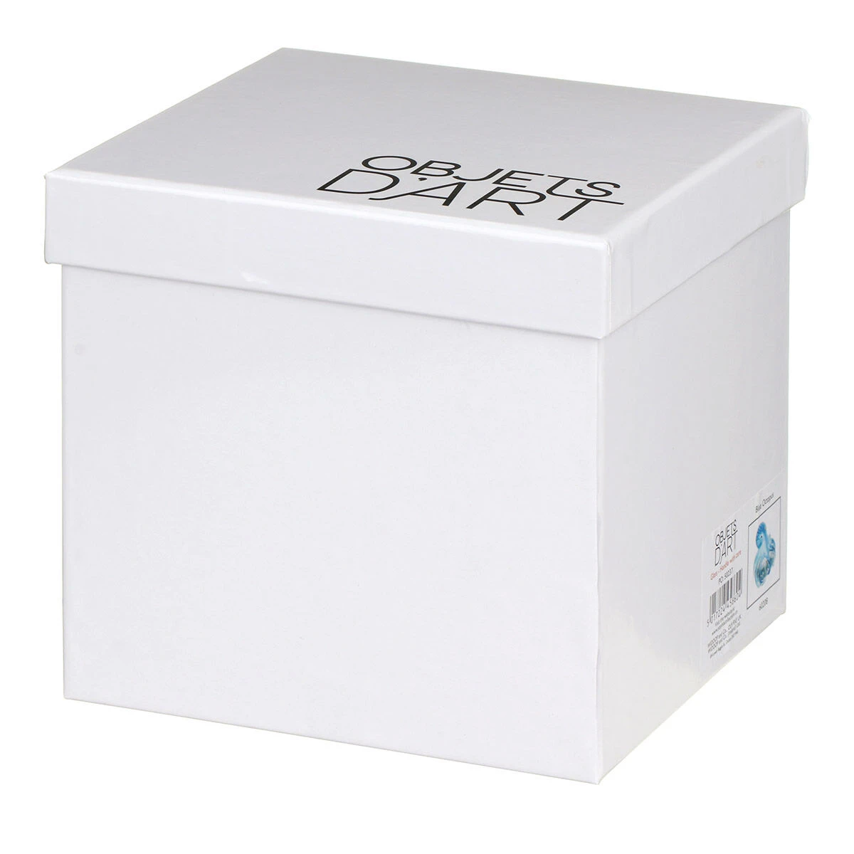 Widdop & Co Objets D’Art Blue Octopus On Rock Glass Figurine 4 Widdop & Co Objets D’Art Blue Octopus On Rock Glass Figurine - Image 4