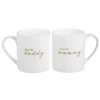Widdop & Co Bambino New Mummy & Daddy Mugs