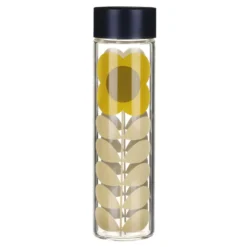 Orla Kiely Daisy Stem Glass Water Bottle
