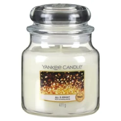 Yankee Candle All Is Bright Medium Jar Candle