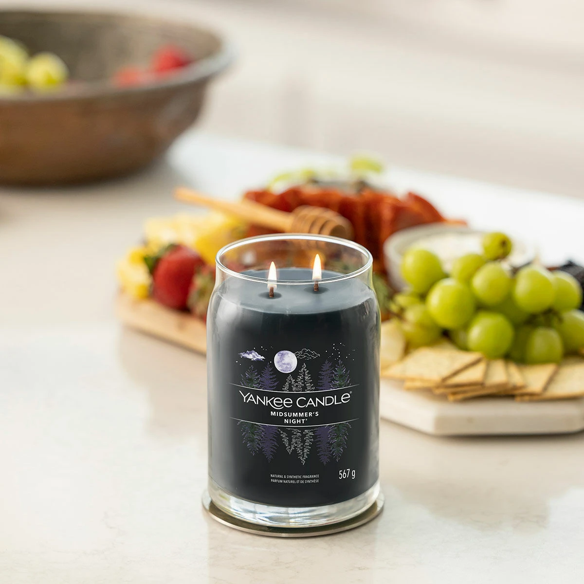 Yankee Candle Midsummers Night Signature Large Jar Candle 3 Yankee Candle Midsummers Night Signature Large Jar Candle - Image 3