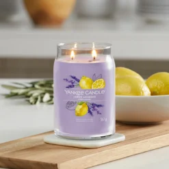 Yankee Candle Lemon Lavender Signature Large Jar Candle 7 Yankee Candle Lemon Lavender Signature Large Jar Candle -Home General Store yankee candle 1629970e lemon lavender signature large jar candle lifestyle 1