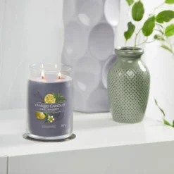 Yankee Candle Black Tea & Lemon Signature Large Jar Candle -Home General Store yankee candle 1629978e black tea lemon signature large jar candle lifestyle 2