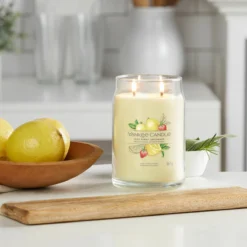 Yankee Candle Iced Berry Lemonade Signature Large Jar Candle 7 Yankee Candle Iced Berry Lemonade Signature Large Jar Candle -Home General Store yankee candle 1629983e iced berry lemonade signature large jar candle lifestyle 1