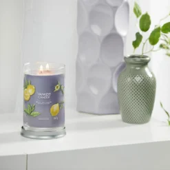 Yankee Candle Black Tea & Lemon Signature Large Tumbler Candle -Home General Store yankee candle 1630046e black tea lemon signature large tumbler candle lifestyle 2