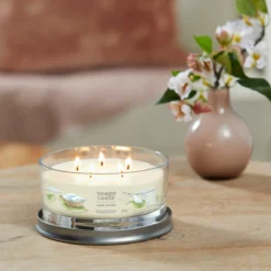 Yankee Candle Clean Cotton Signature Multi-Wick Tumbler Candle 6 Yankee Candle Clean Cotton Signature Multi-Wick Tumbler Candle -Home General Store yankee candle 1630816e clean cotton signature multi wick tumbler lifestyle 1