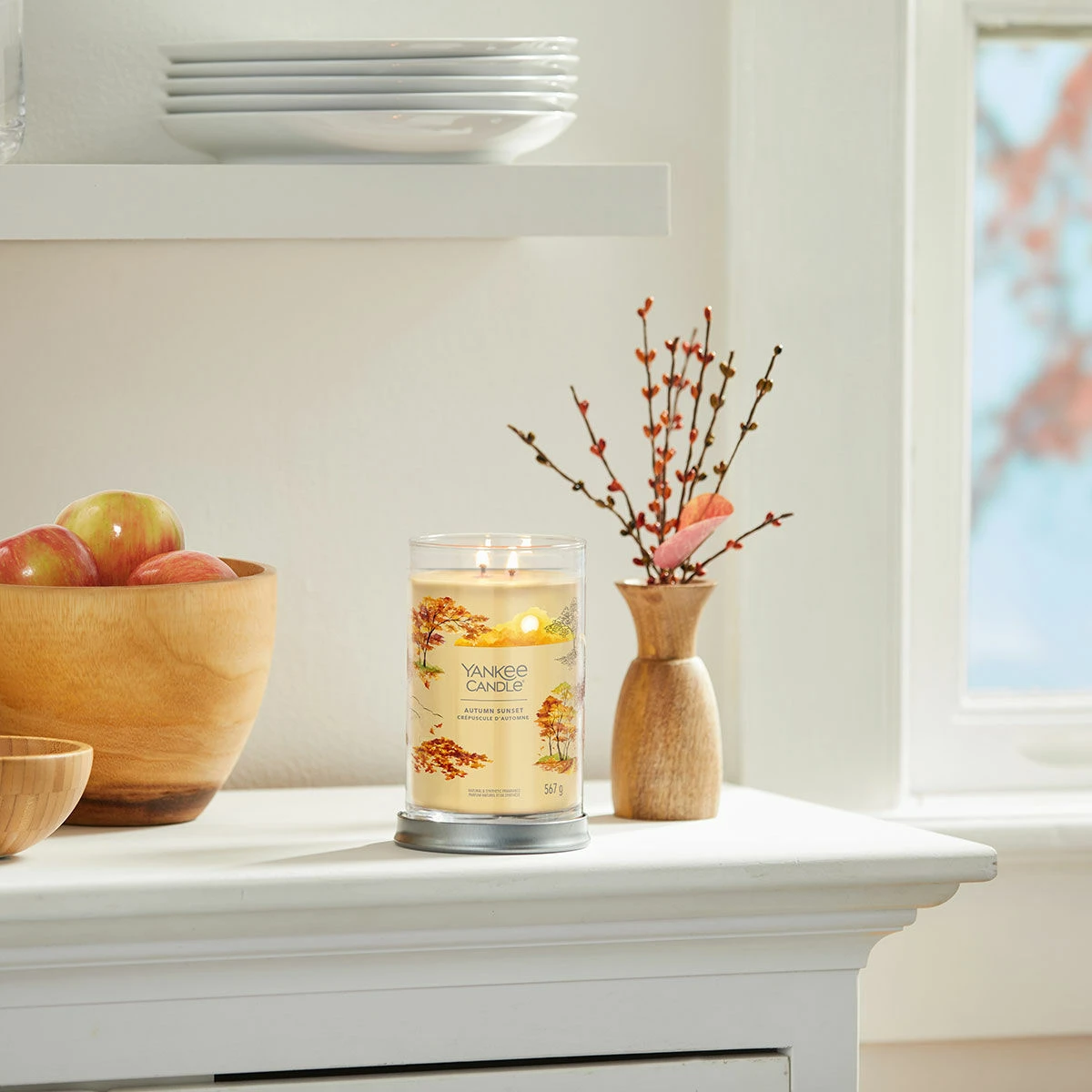 Yankee Candle Autumn Sunset Signature Large Tumbler Candle 3 Yankee Candle Autumn Sunset Signature Large Tumbler Candle - Image 3