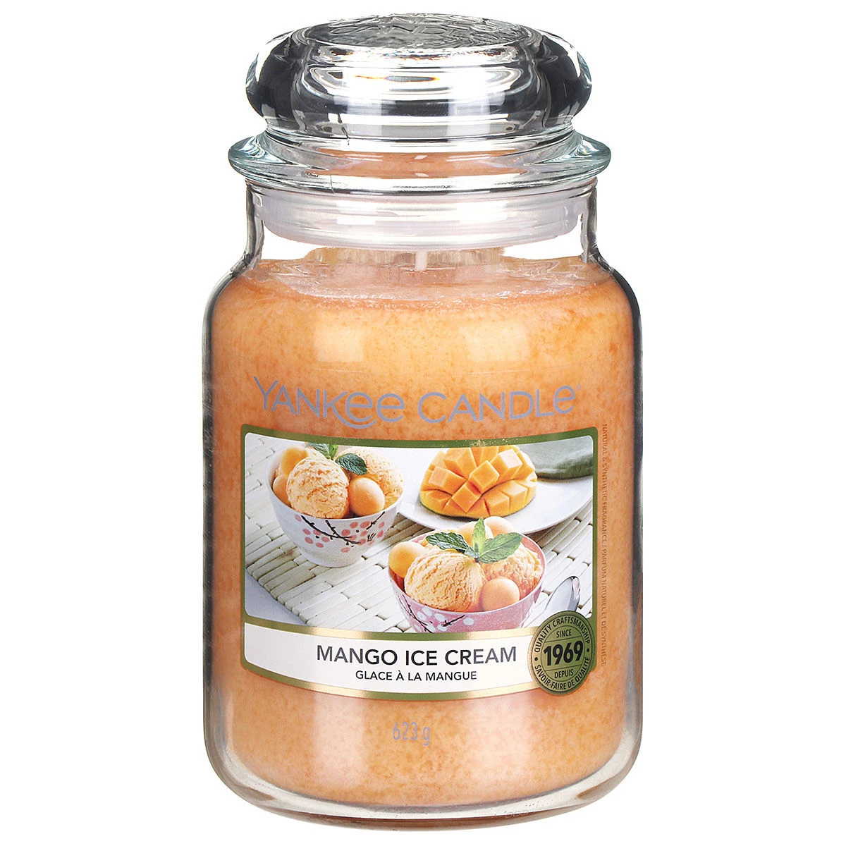 Yankee Candle Mango Ice Cream Large Jar Candle 1 Yankee Candle Mango Ice Cream Large Jar Candle