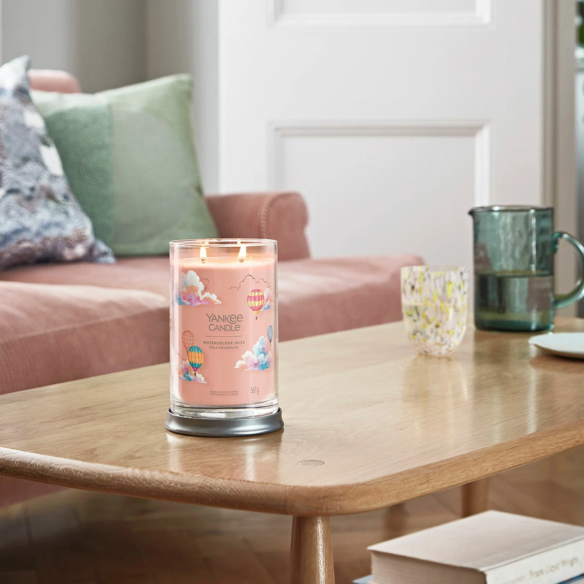 Yankee Candle Watercolour Skies Signature Large Tumbler Candle 4 Yankee Candle Watercolour Skies Signature Large Tumbler Candle - Image 4